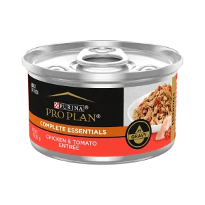 Pro Plan Complete Essentials Chicken & Tomato Entrée in Gravy Wet Cat Food