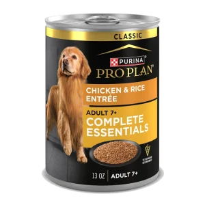 Pro Plan Adult 7+ Senior Complete Essentials Chicken & Rice Entrée Classic Wet Dog Food
