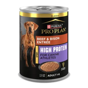 Pro Plan Sport Adult High Protein Beef & Bison Entrée Classic Wet Dog Food