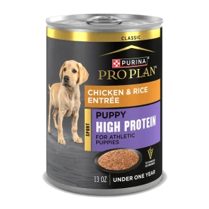 Pro Plan Sport Puppy High Protein Chicken & Rice Entrée Classic Wet Dog Food