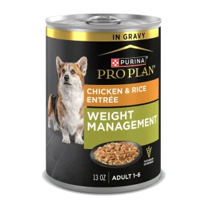 Pro Plan Adult Weight Management Chicken & Rice Entrée In Gravy Wet Dog Food