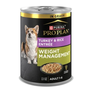 Pro Plan Weight Management Turkey & Rice Entrée In Gravy Wet Dog Food