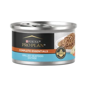 Pro Plan Complete Essentials Grilled Seafood Entrée in Gravy Wet Cat Food