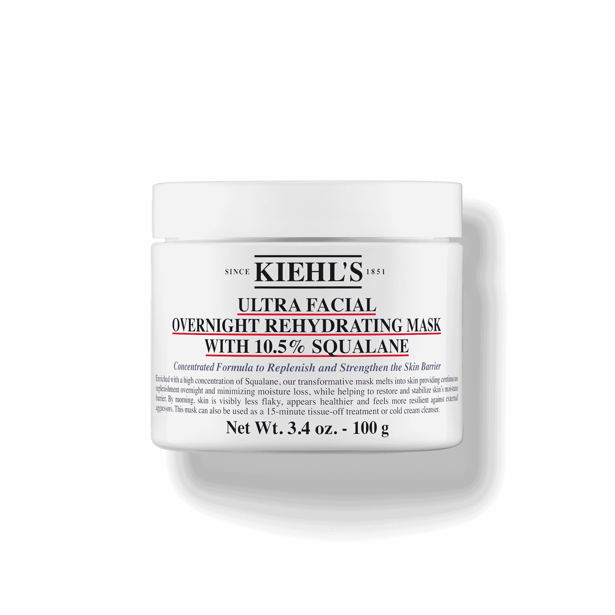 Ultra Facial Overnight Cream Mask with 10.5% Squalane