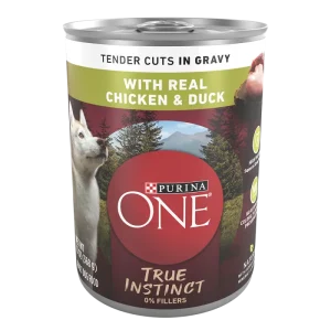 Purina ONE True Instinct Tender Cuts in Gravy Dog Food Formula With Real Chicken & Duck