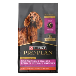 Pro Plan Adult 7+ Sensitive Skin & Stomach Salmon & Rice Senior Dry Dog Food