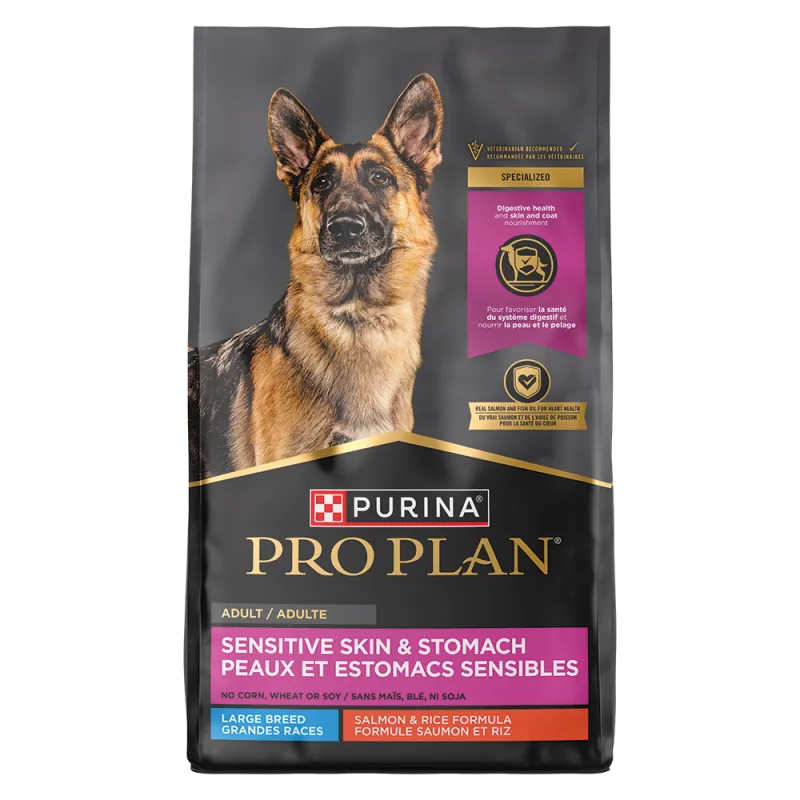 Pro Plan Sensitive Skin & Stomach Large Breed Salmon & Rice Formula