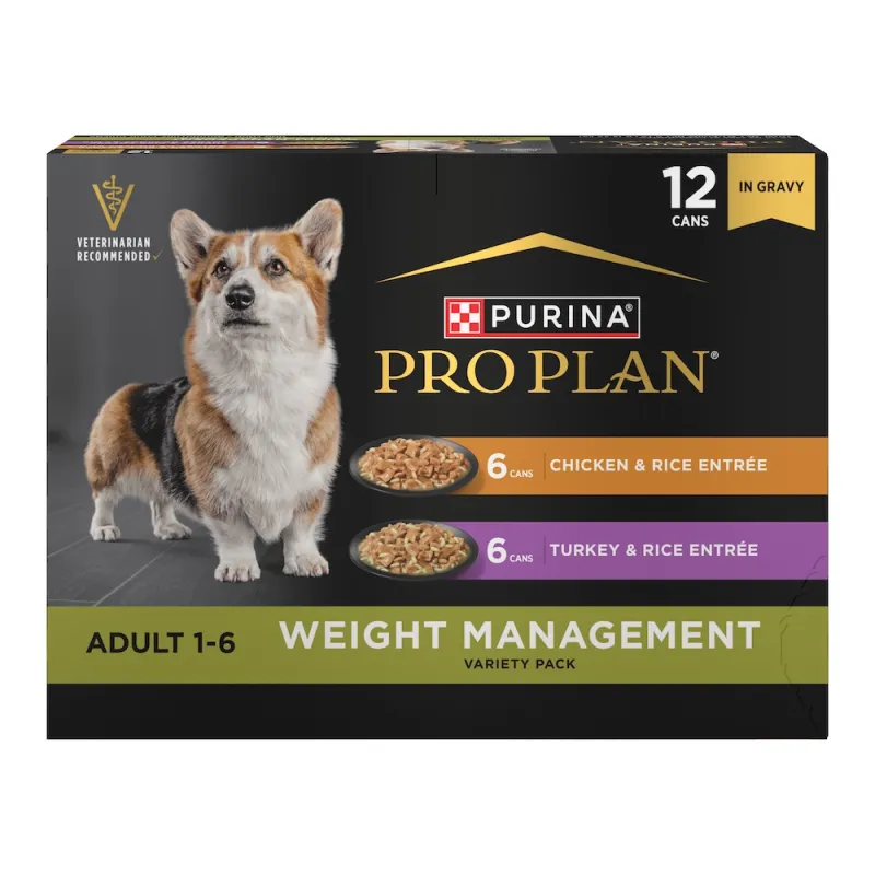 Pro Plan Specialized Weight Management Wet Dog Food Variety Pack