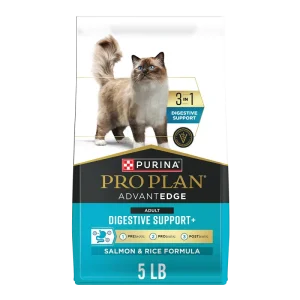 Pro Plan AdvantEDGE Adult Digestive Support+ Salmon & Rice Formula Dry Cat Food