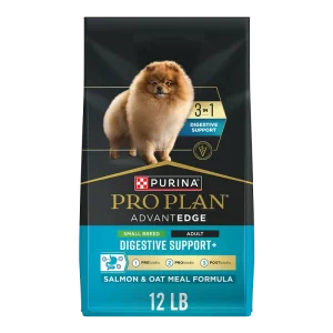Pro Plan AdvantEDGE Small Breed Adult Digestive Support+ Salmon & Oat Meal Formula Dry Dog Food