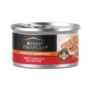 Pro Plan Complete Essentials Beef, Carrots & Rice Entrée in Gravy Wet Cat Food