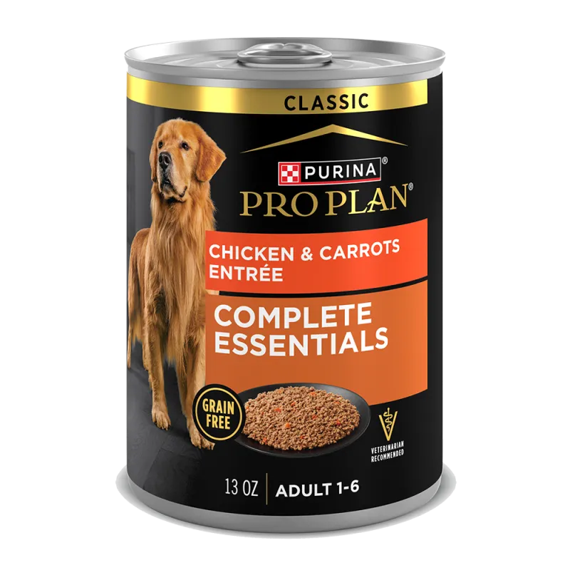 Pro Plan Complete Essentials Grain Free Adult Chicken & Carrots Entrée Classic Wet Dog Food