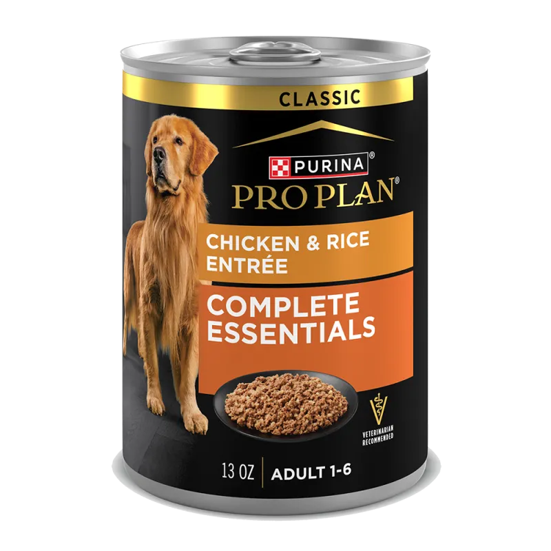 Pro Plan Complete Essentials Adult Chicken & Rice Entrée Classic Wet Dog Food