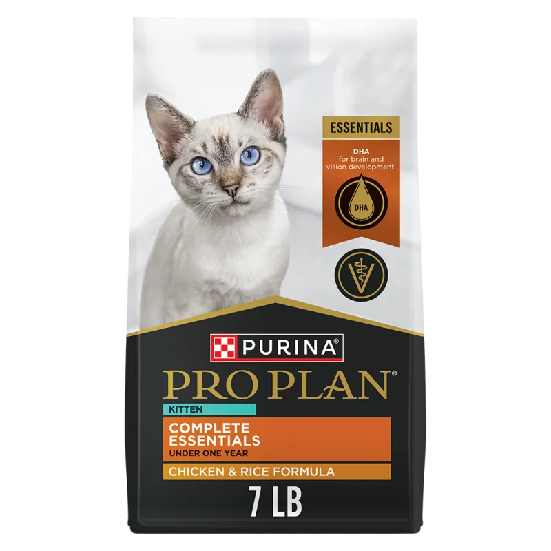 Pro Plan Kitten Complete Essentials Chicken & Rice Formula Dry Cat Food