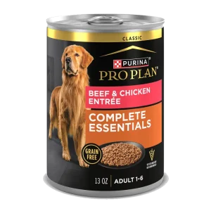 Pro Plan Adult Complete Essentials Grain Free Beef & Chicken Entrée Classic Wet Dog Food