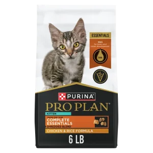 Pro Plan Kitten Complete Essentials Shredded Blend Chicken & Rice Formula Dry Cat Food