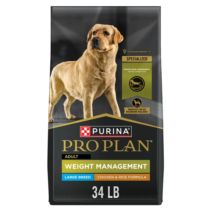 Pro Plan Adult Large Breed Weight Management Chicken & Rice Formula Dry Dog Food