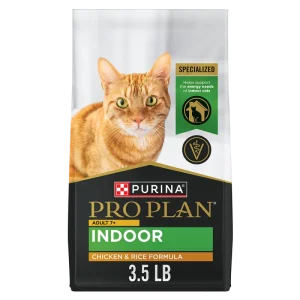Purina Pro Plan Adult 7+ Indoor Chicken & Rice Formula Dry Cat Food