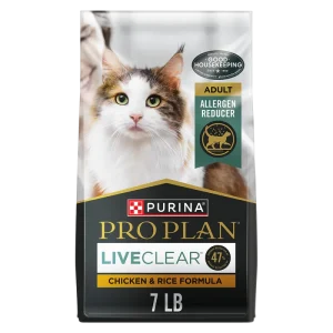 Pro Plan LiveClear Adult Chicken & Rice Formula Allergen Reducing Dry Cat Food