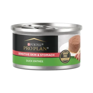 Pro Plan Sensitive Skin & Stomach Duck Entree Grain Free Classic Wet Cat Food