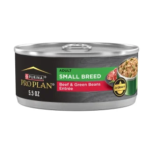Pro Plan Adult Small Breed Beef & Green Beans Entrée in Gravy Wet Dog Food