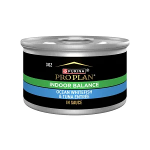 Pro Plan Indoor Balance Ocean Whitefish & Tuna Entrée in Sauce Wet Cat Food