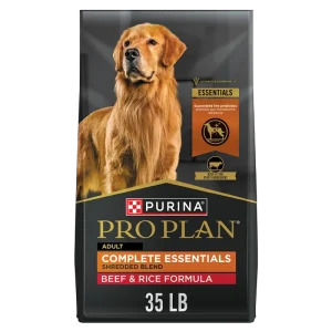 Pro Plan Adult Complete Essentials Shredded Blend Beef & Rice with Probiotics Dry Dog Food