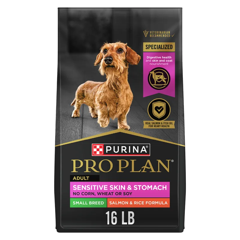 Pro Plan Adult Sensitive Skin & Stomach Small Breed Salmon & Rice Dry Dog Food