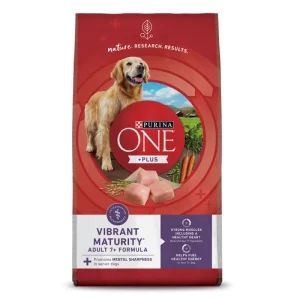 Purina ONE +Plus Vibrant Maturity Adult 7+ Formula Dry Dog Food
