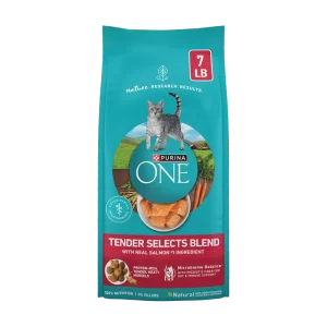 Purina ONE Tender Selects Blend With Real Salmon Dry Cat Food