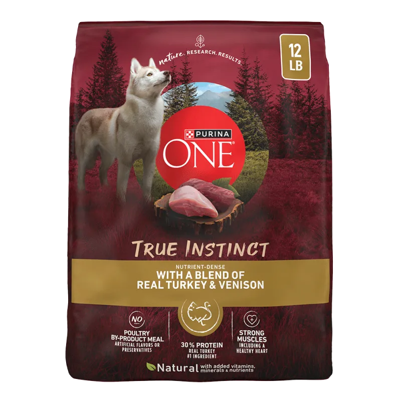 Purina ONE True Instinct with a Blend of Real Turkey & Venison Dog Food