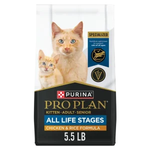 Purina Pro Plan All Life Stages Chicken & Rice Formula Dry Cat Food