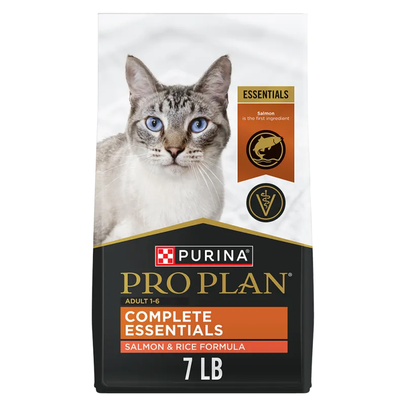 Pro Plan Adult Complete Essentials Salmon & Rice Formula Dry Cat Food