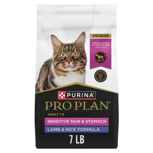 Pro Plan Adult Sensitive Skin & Stomach Lamb & Rice Formula Dry Cat Food