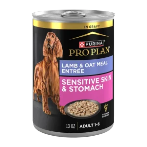 Purina Pro Plan Sensitive Skin & Stomach Lamb & Oat Meal Entree in Gravy Wet Dog Food